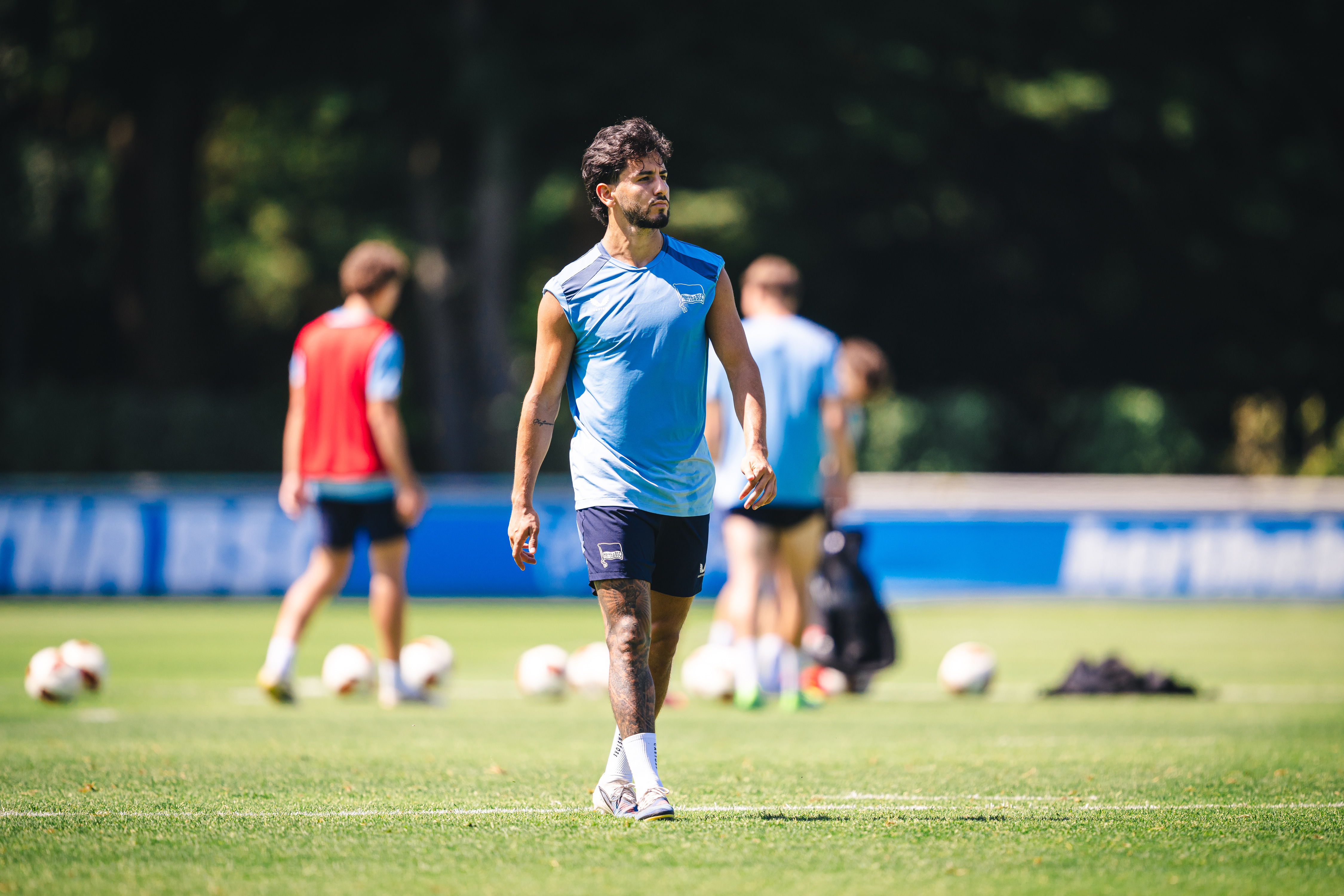 Kevin Sessa beim Trainingsauftakt.