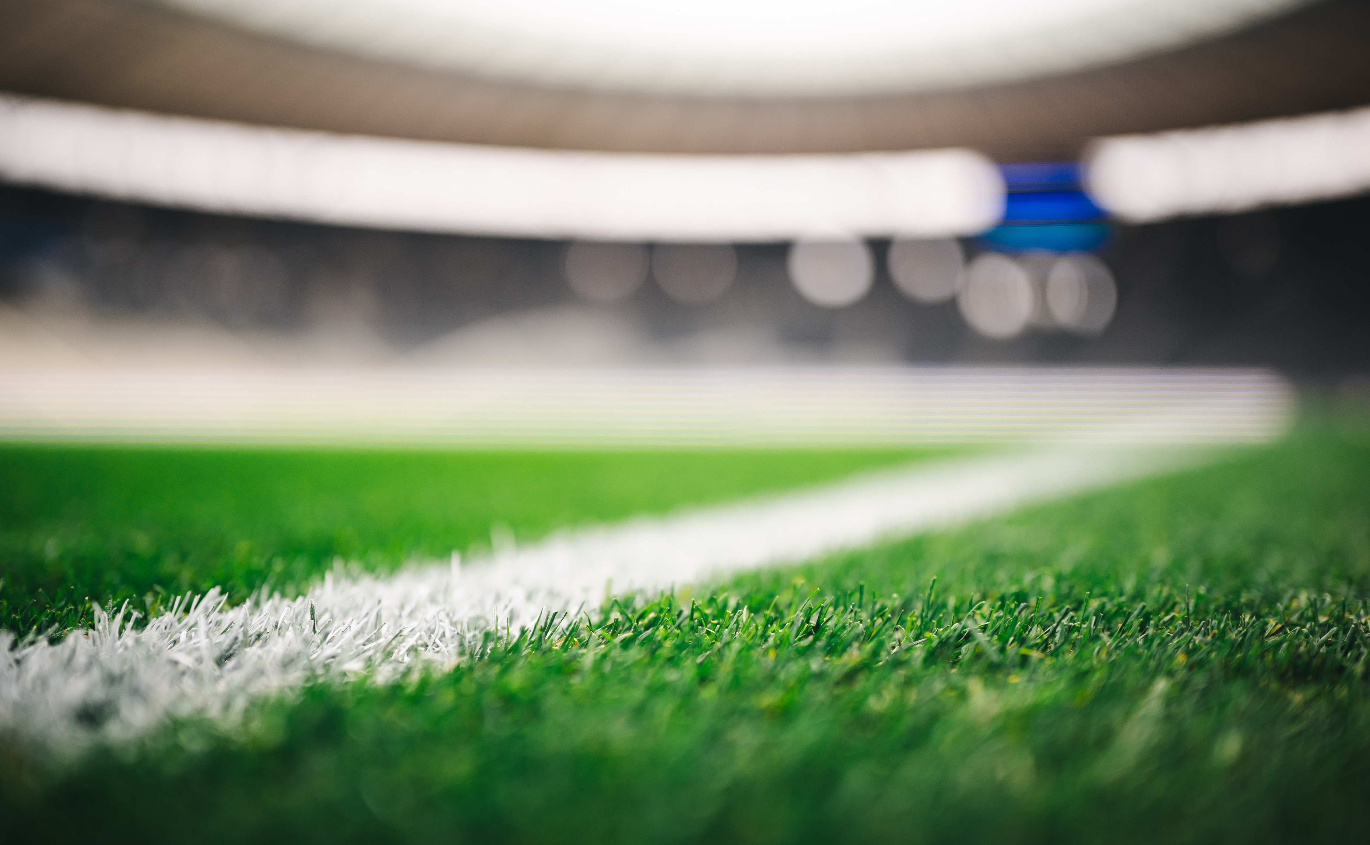 Rasen im Olympiastadion.