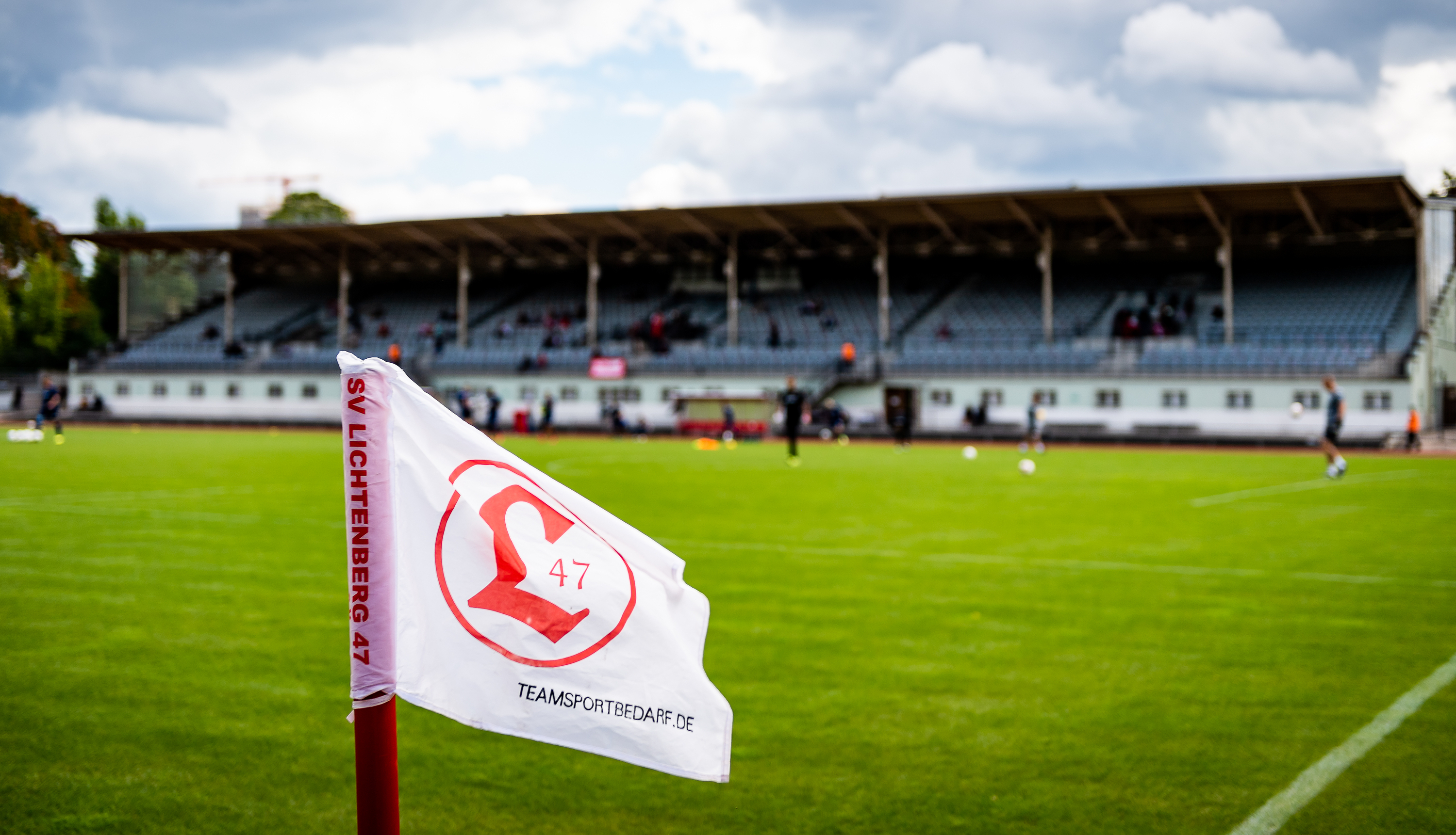 Eckfahne des SV Lichtenberg 47.