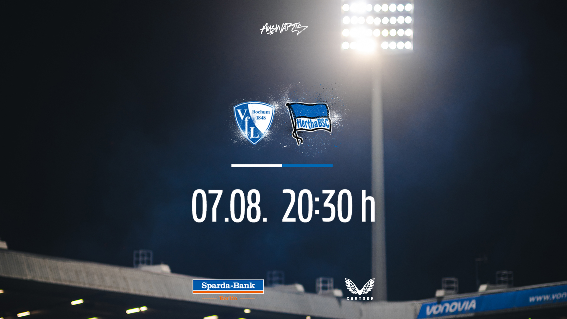 Die Ticketgrafik für das Auswärtsspiel in Bochum.
