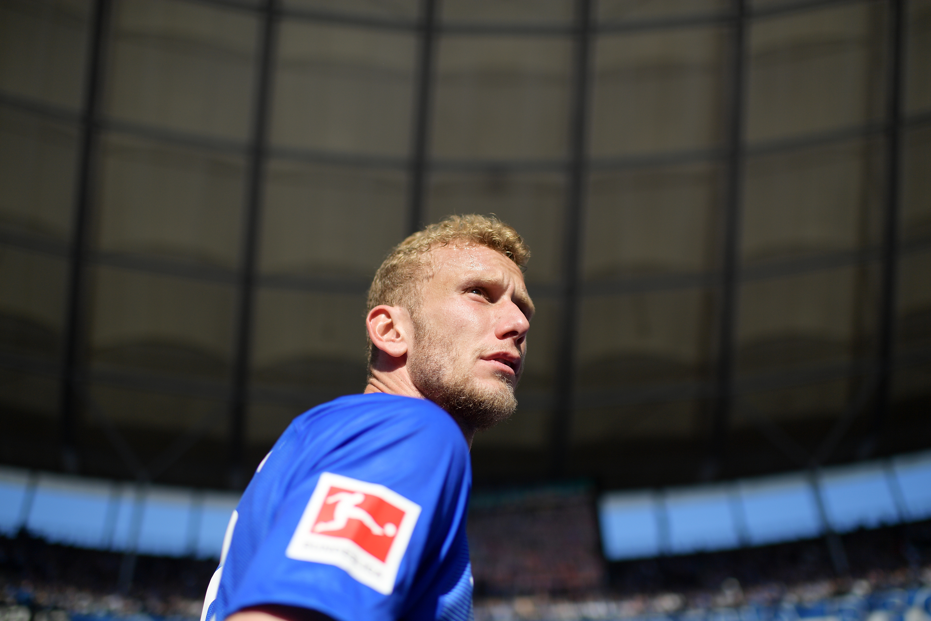 Fabian Lustenberger beim Abschied in der Ostkurve.