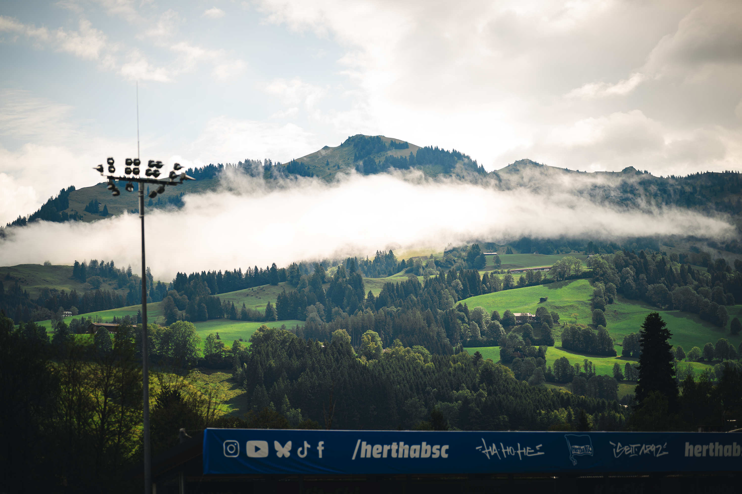 Bergpanorama in Kitzbühel.
