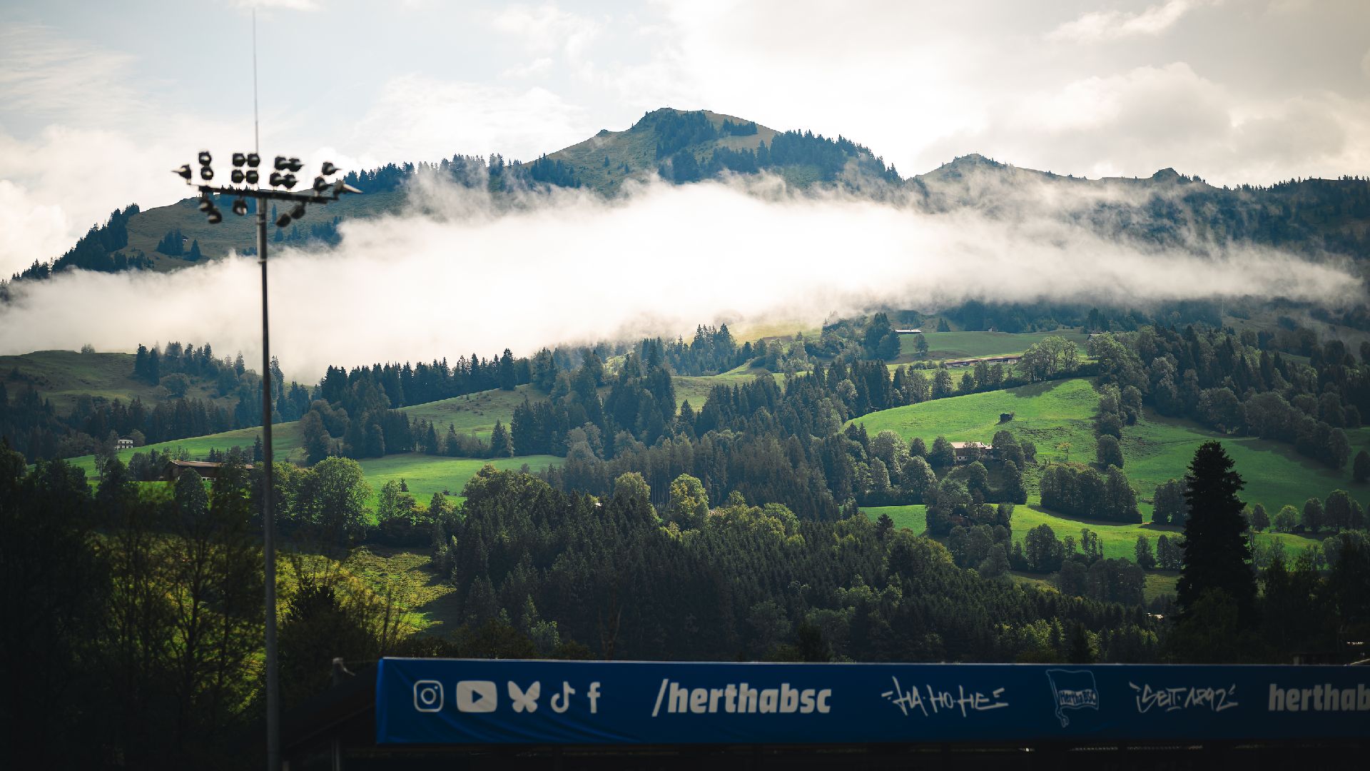 Bergpanorama in Kitzbühel.