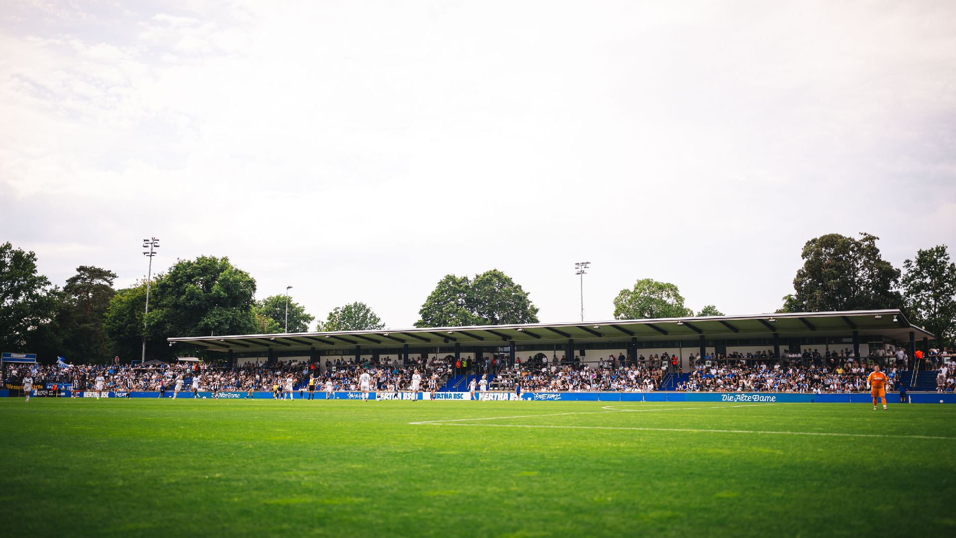 Blick ins Stadion auf dem Wurfplatz/Amateurstadion.