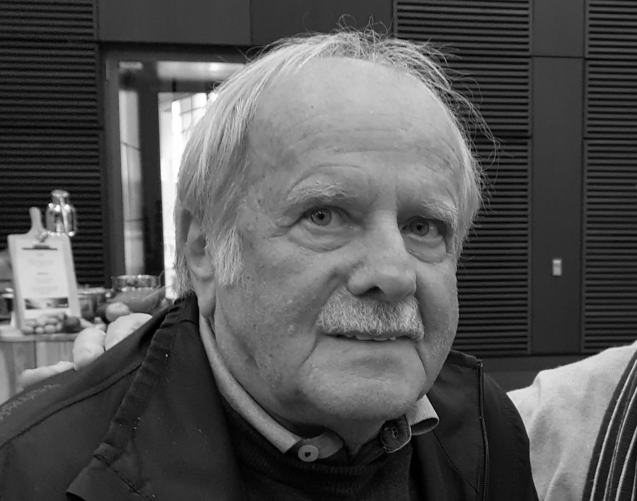 Holger Brück in Schwarz-Weiß.