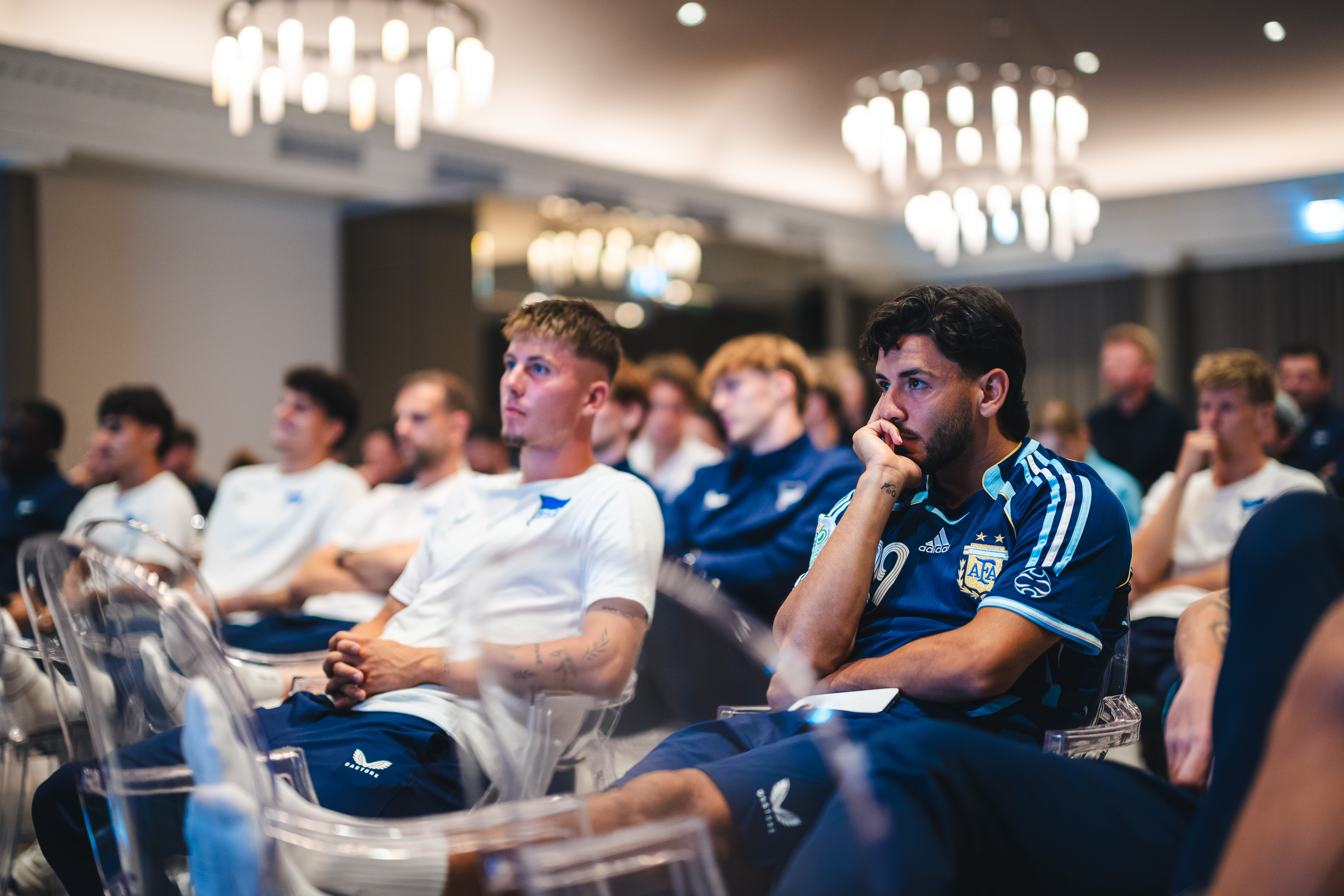 Unsere Herthaner verfolgen das WM-Finale.