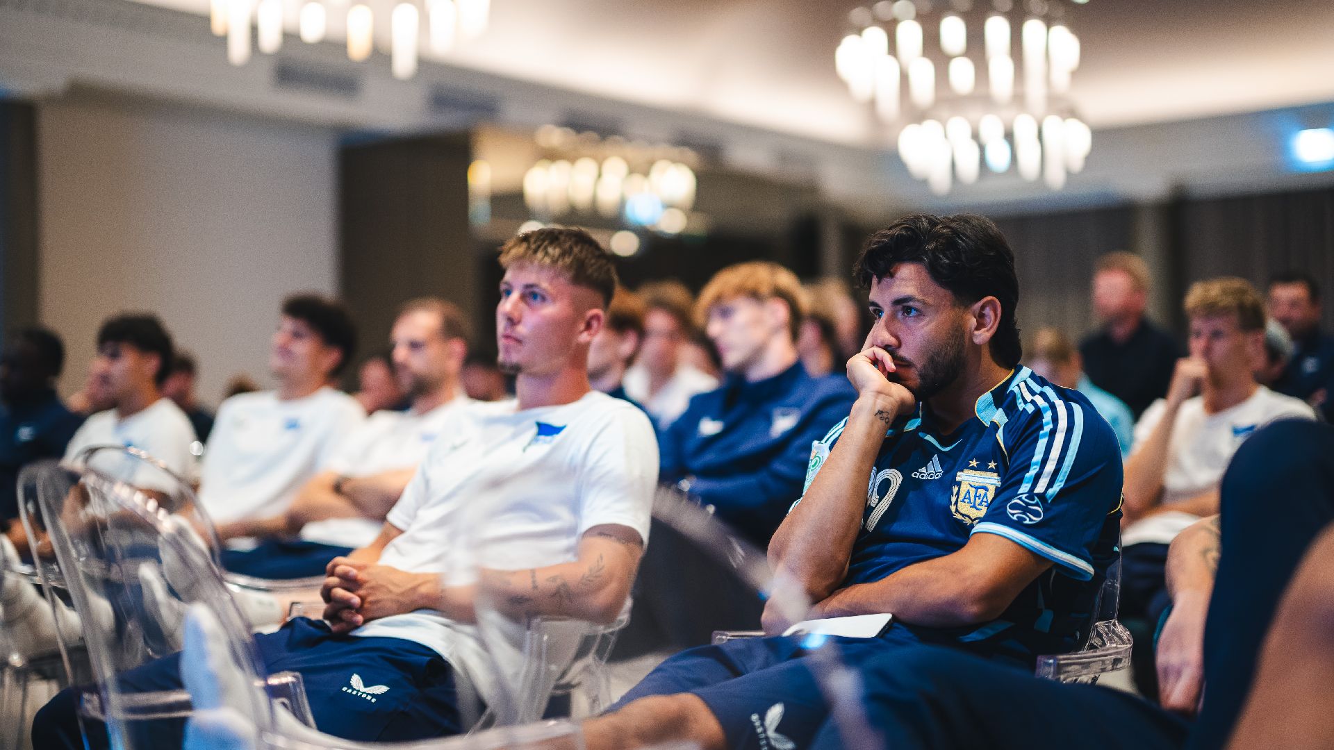 Unsere Herthaner verfolgen das WM-Finale.