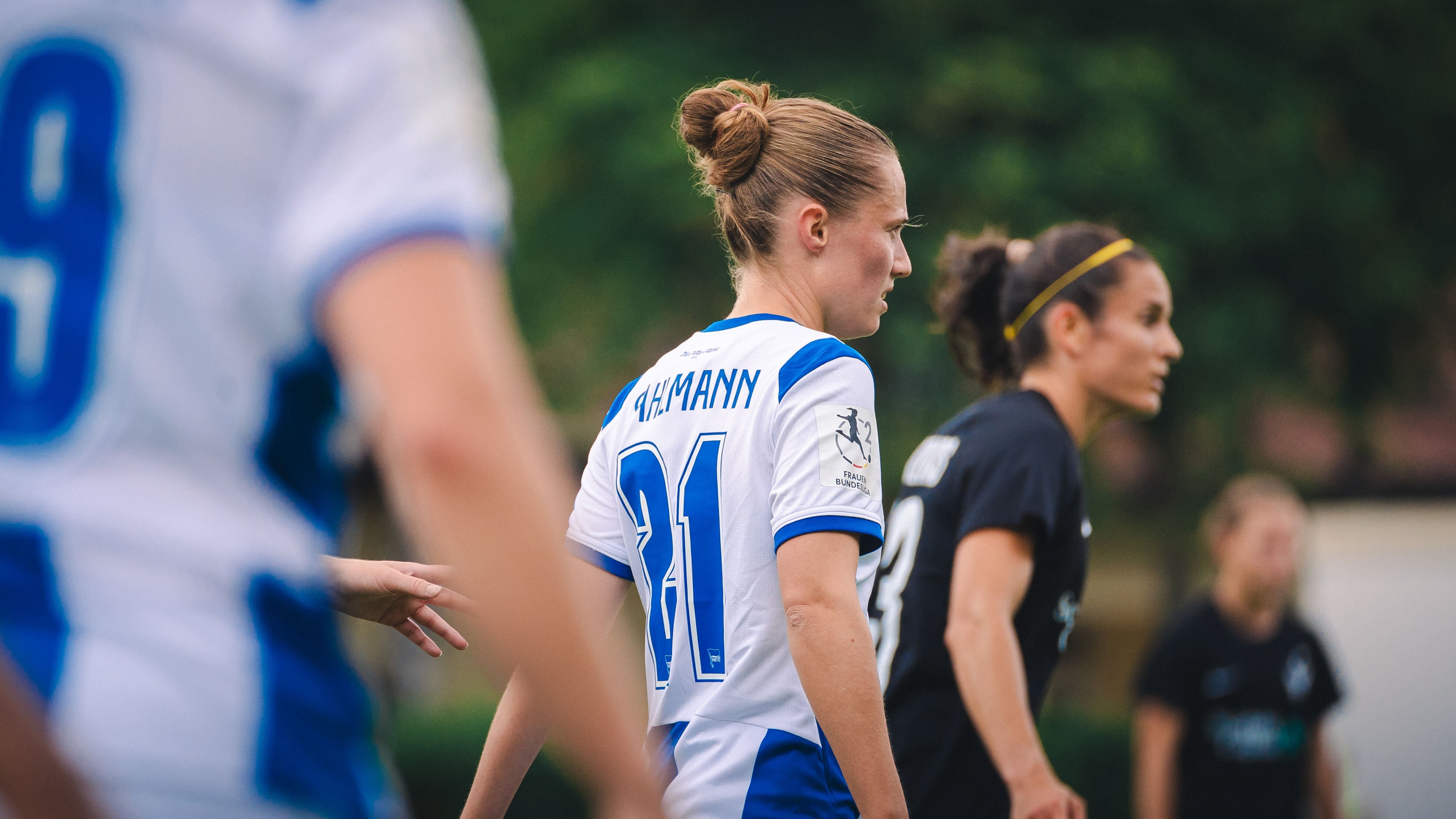 Henrike Sahlmann beim Testspiel in Kienbaum.