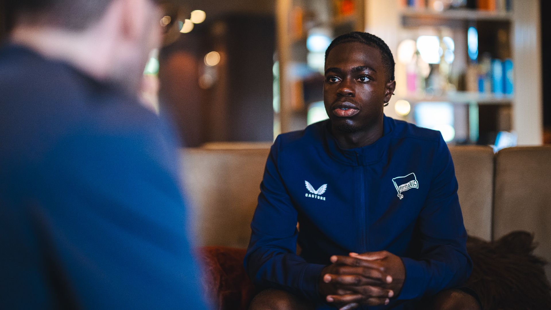 Boris Mamuzah Lum im Interview im Teamhotel in Kitzbühel.