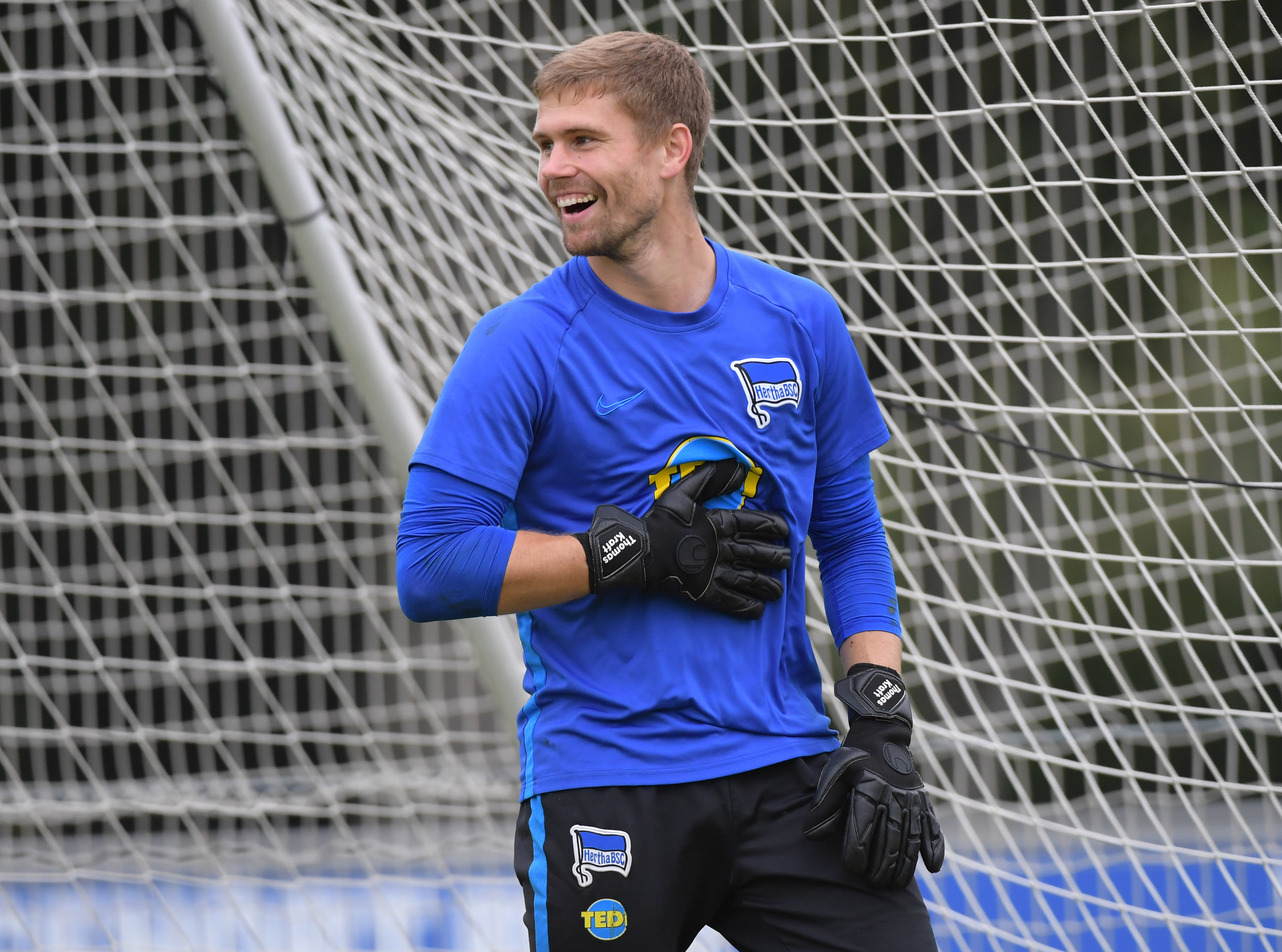 Thomas Kraft beim Training.
