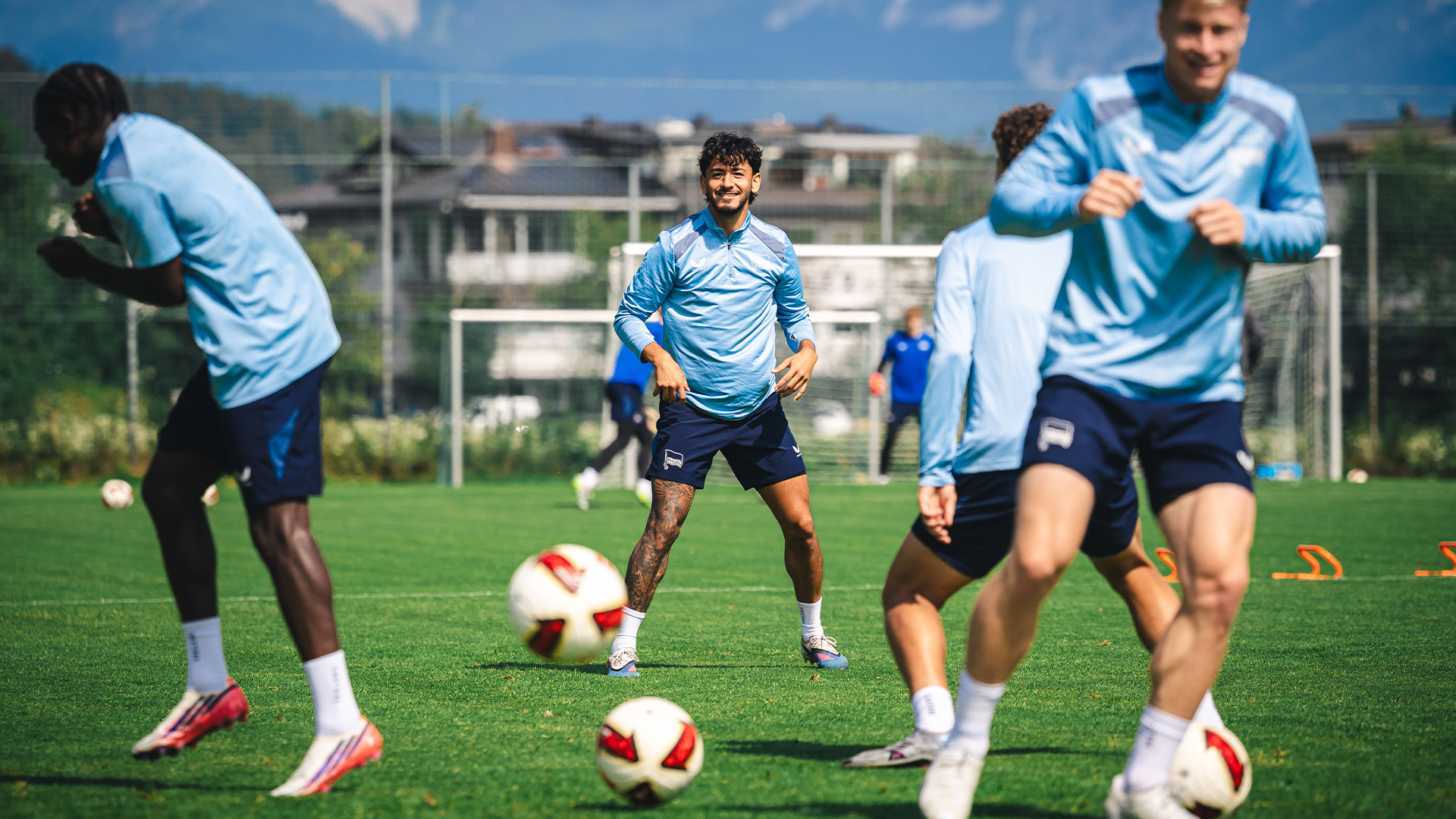 Kevin Sessa beim Training.