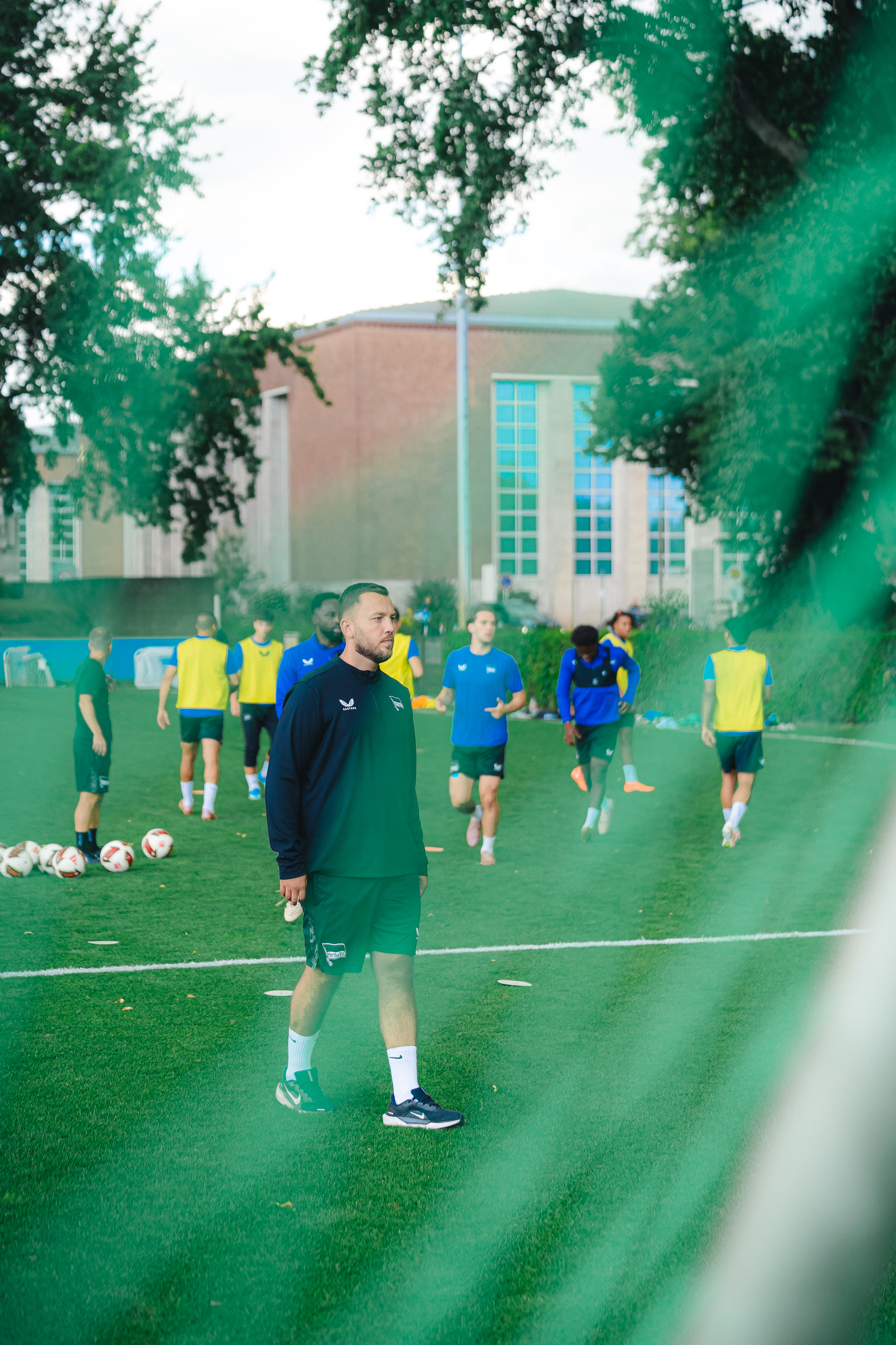 Rejhan Hasanović und unsere U23 bei der Trainingsarbeit.