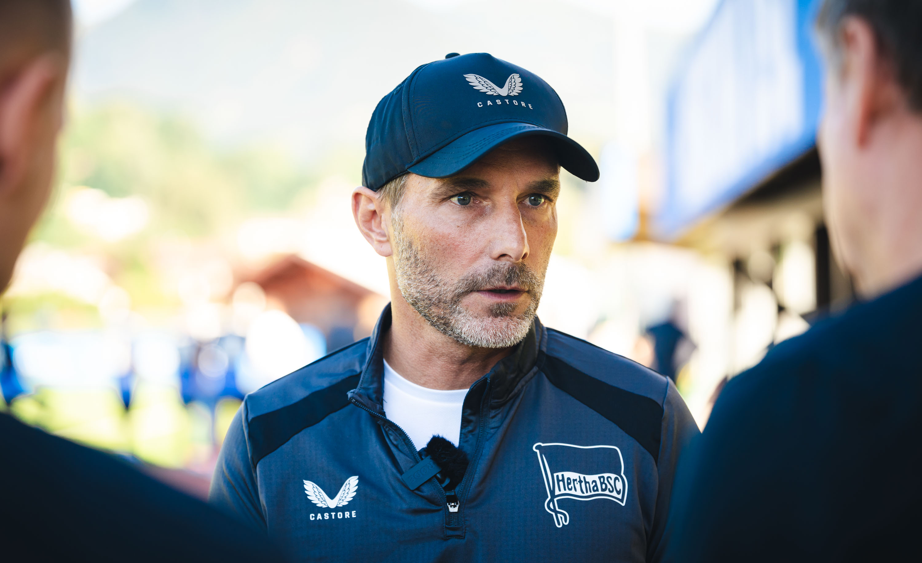 Stefan Leitl in einer Medienrunde in Kitzbühel.