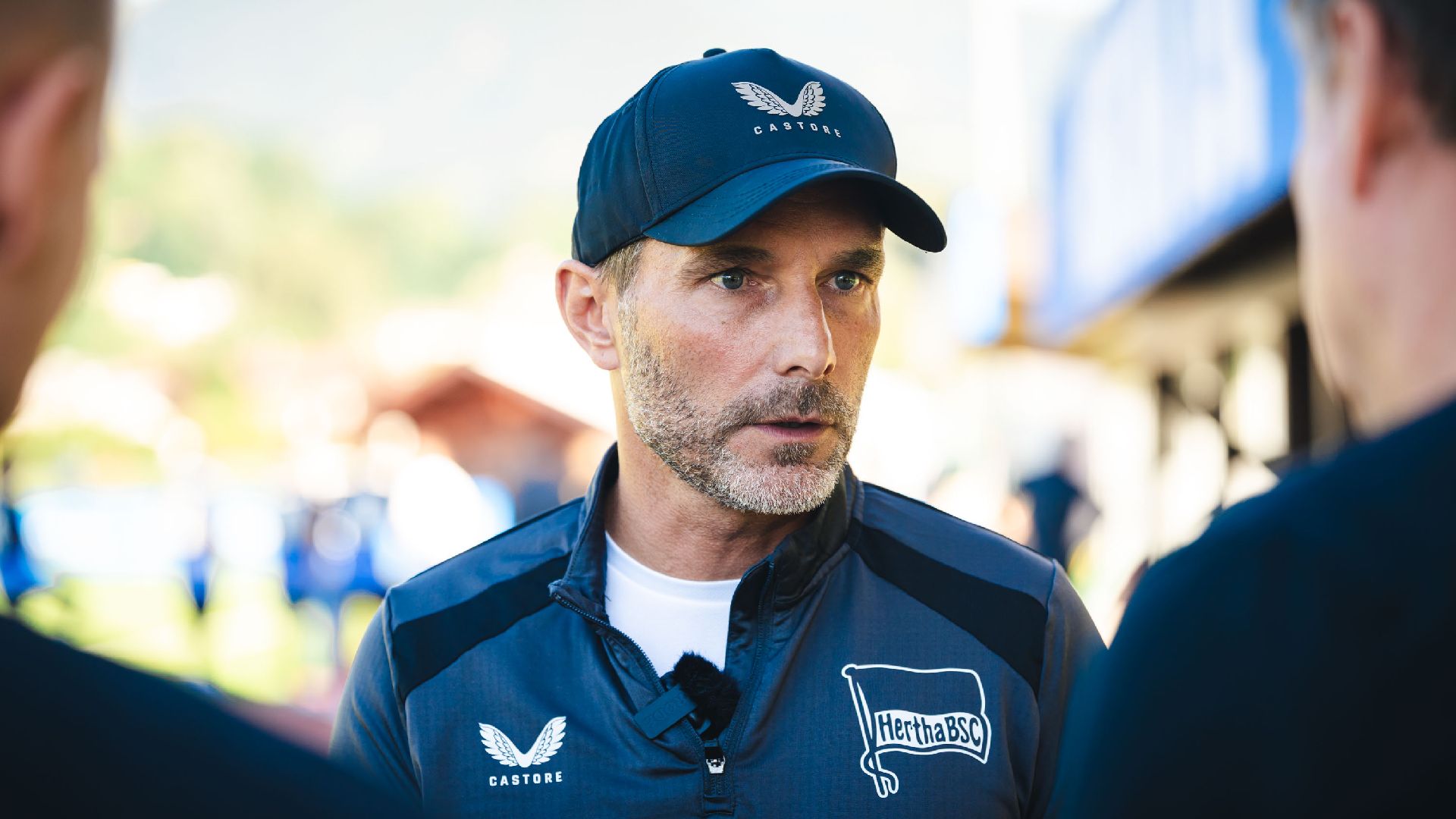 Stefan Leitl in einer Medienrunde in Kitzbühel.