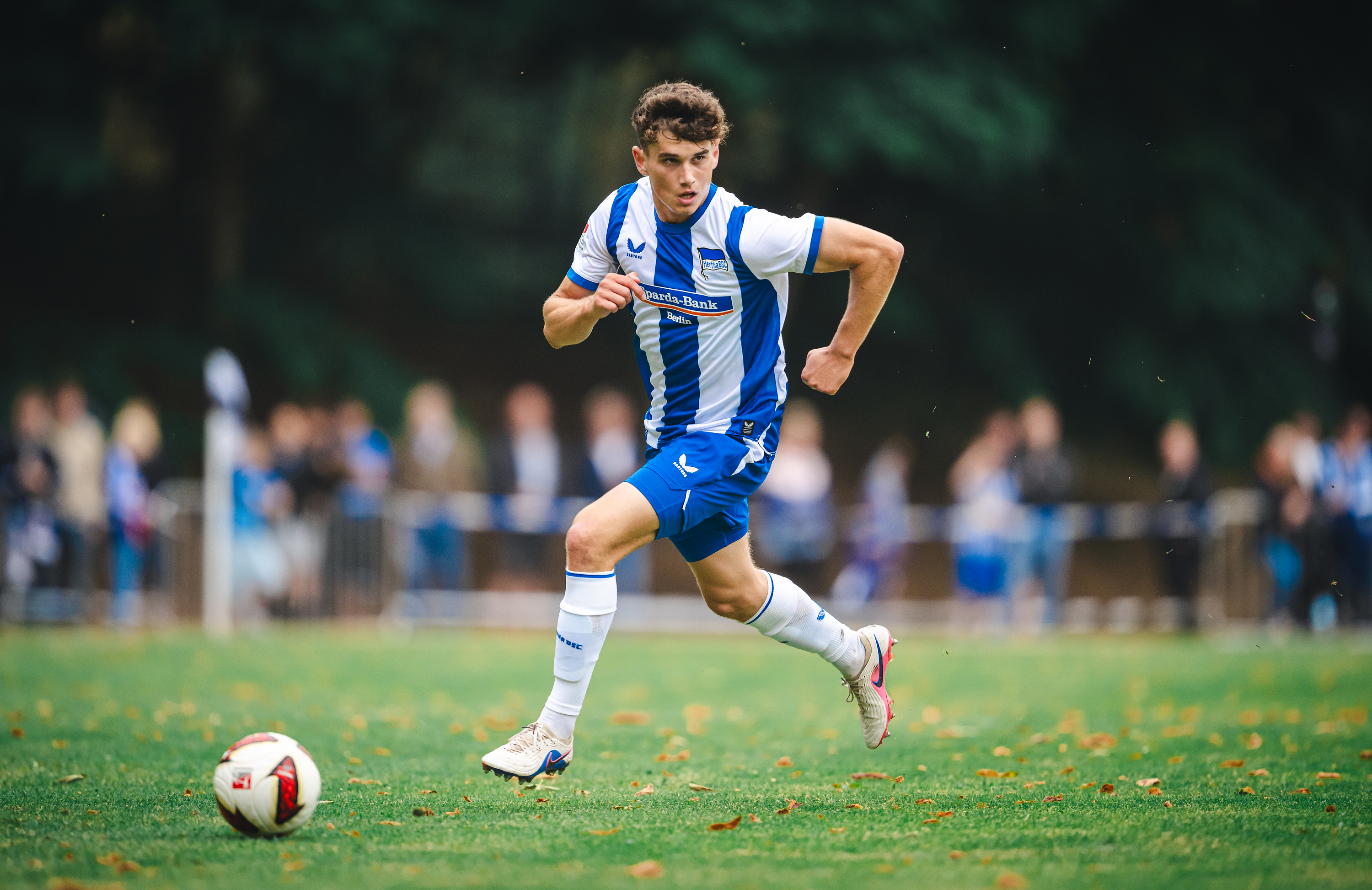 Janne Berner im Hertha-Trikot.