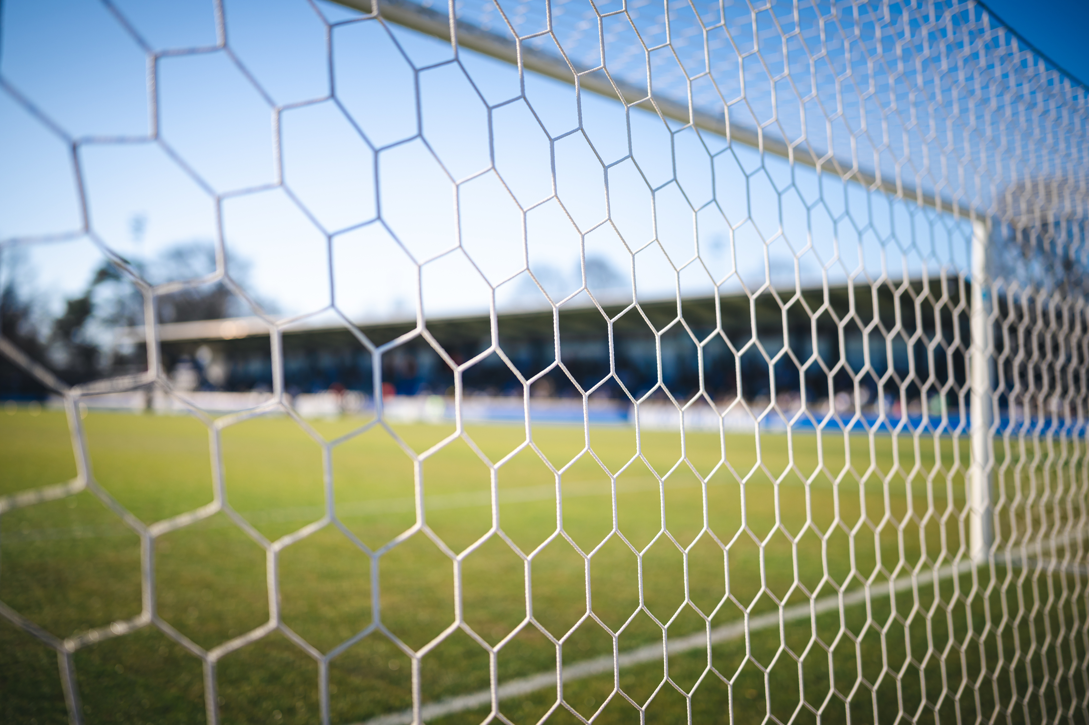 Das Tornetz im Stadion auf dem Wurfplatz/Amateurstadion