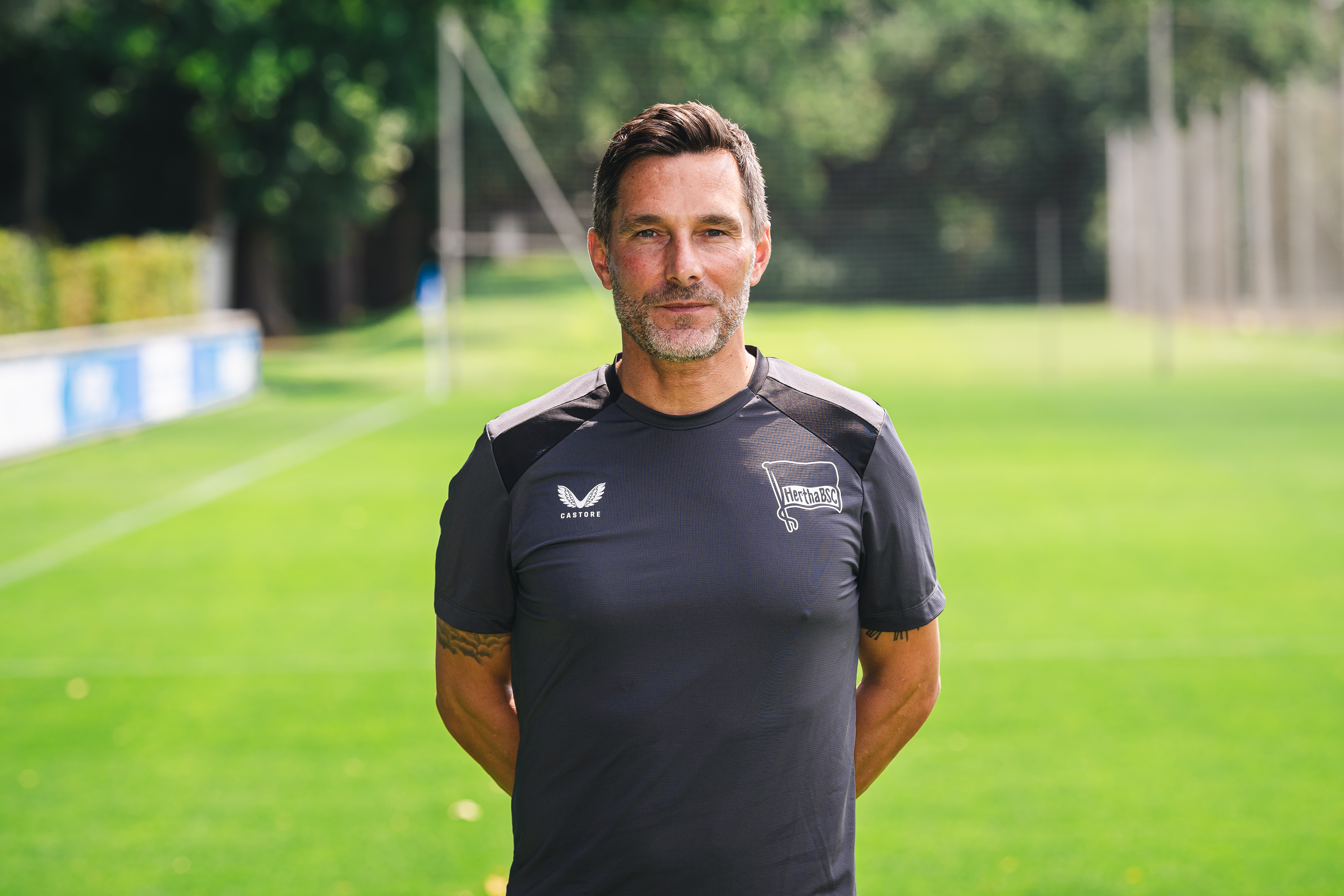 Stefan Leitl auf dem Trainingsplatz.