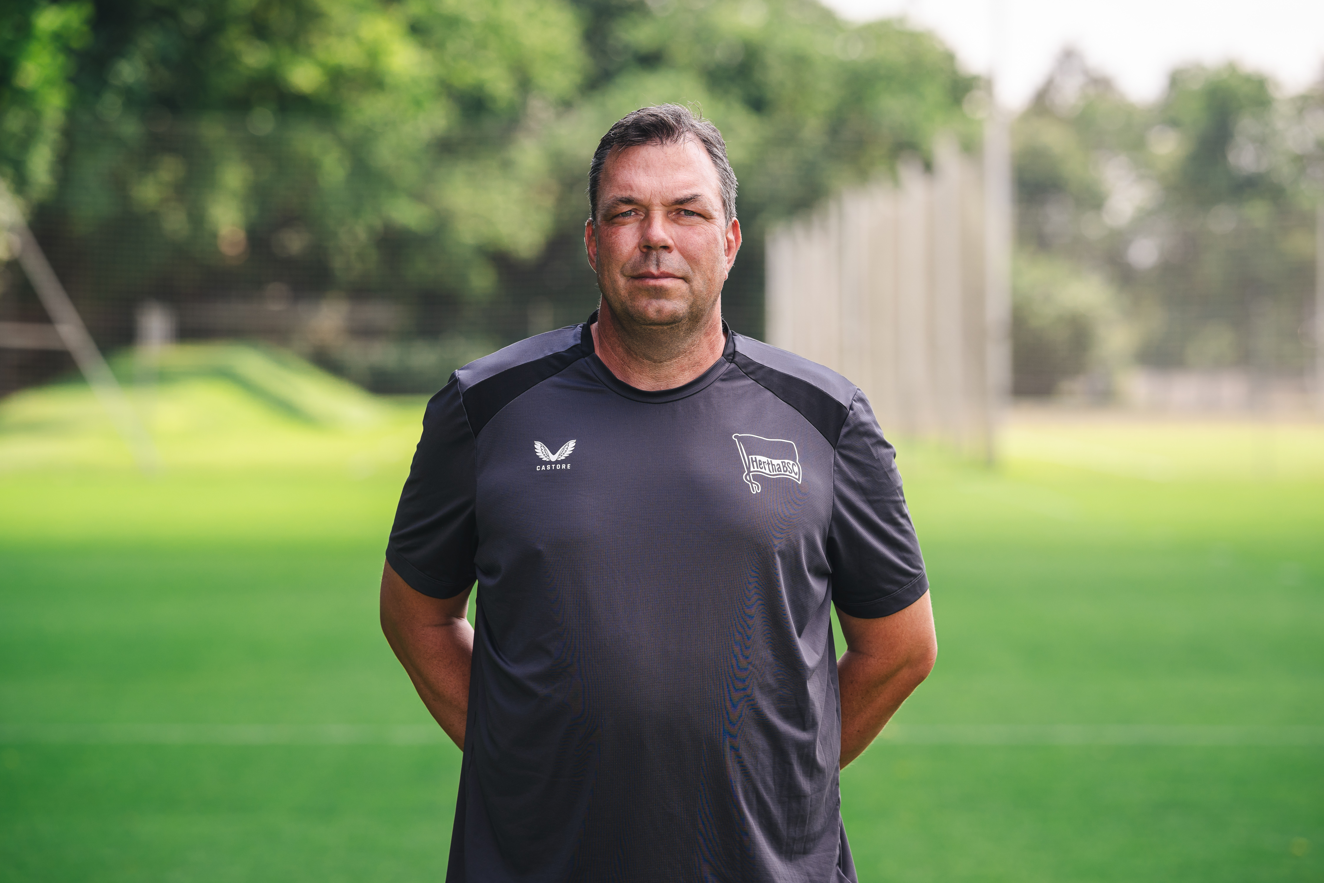 Andreas Menger auf dem Trainingsplatz.