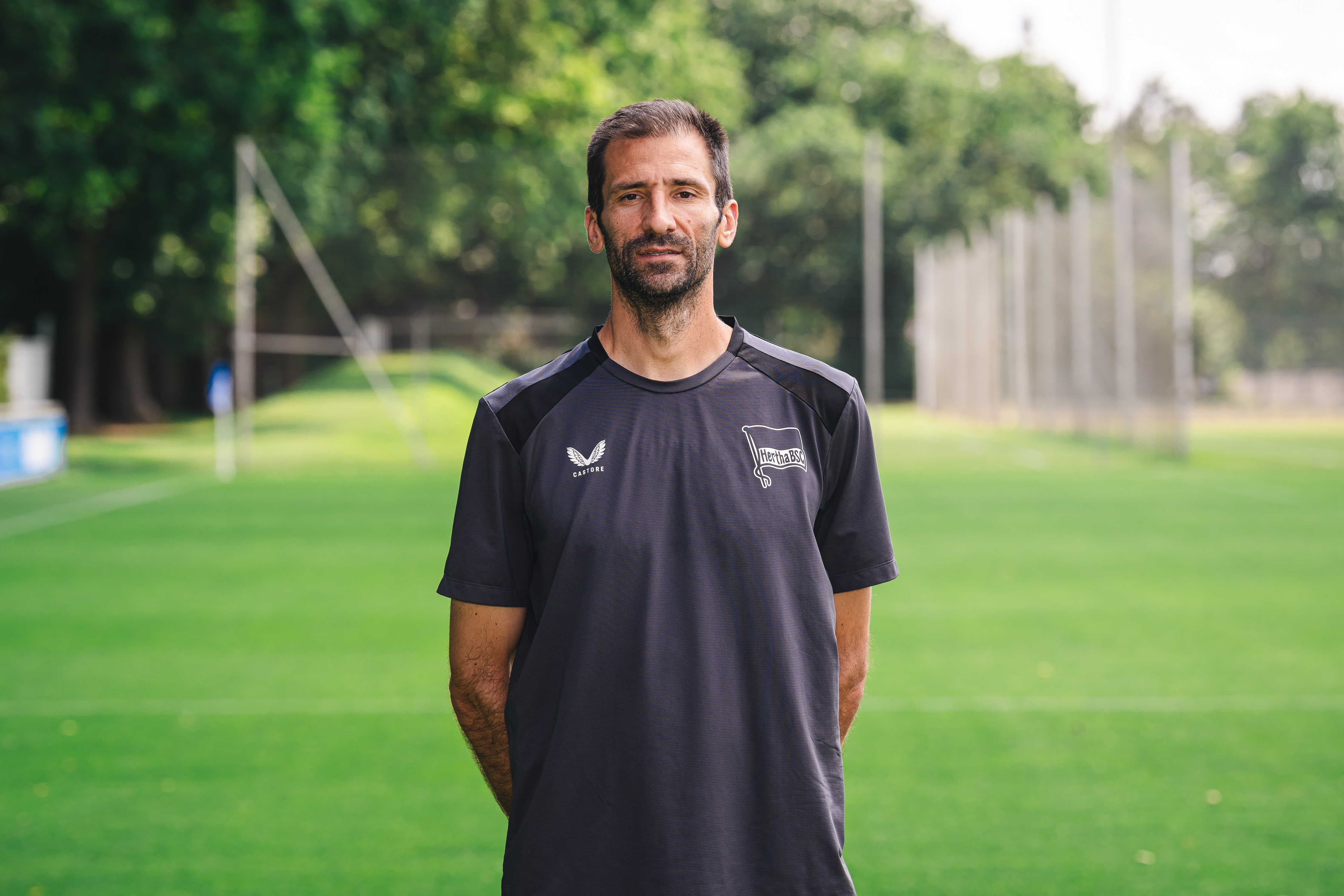 Andre Mijatović auf dem Trainingsplatz.