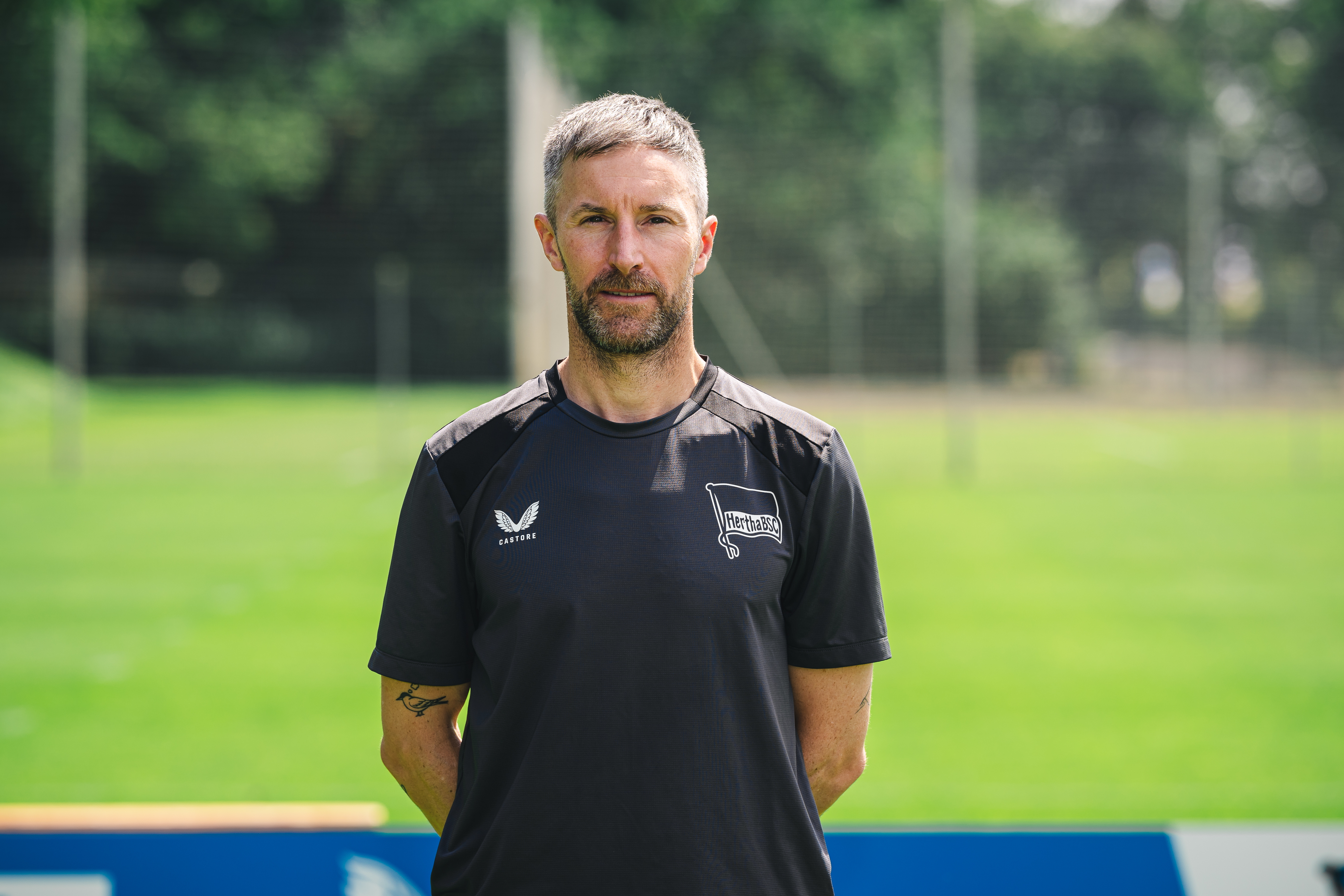 Hendrik Vieth auf dem Trainingsplatz.