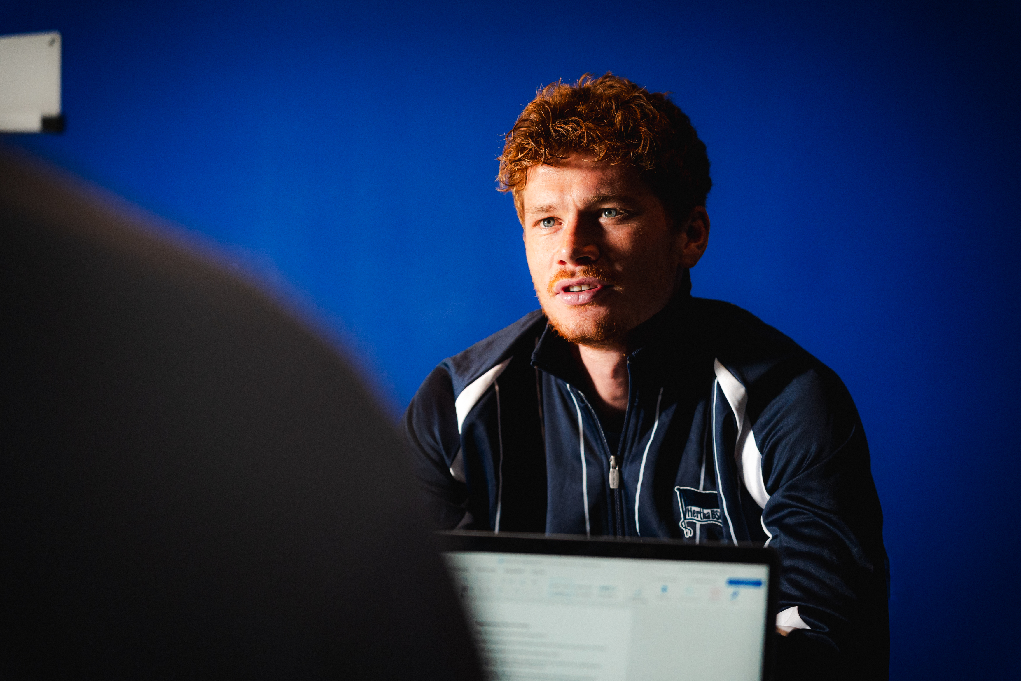 Sebastian Grønning beim Interview.