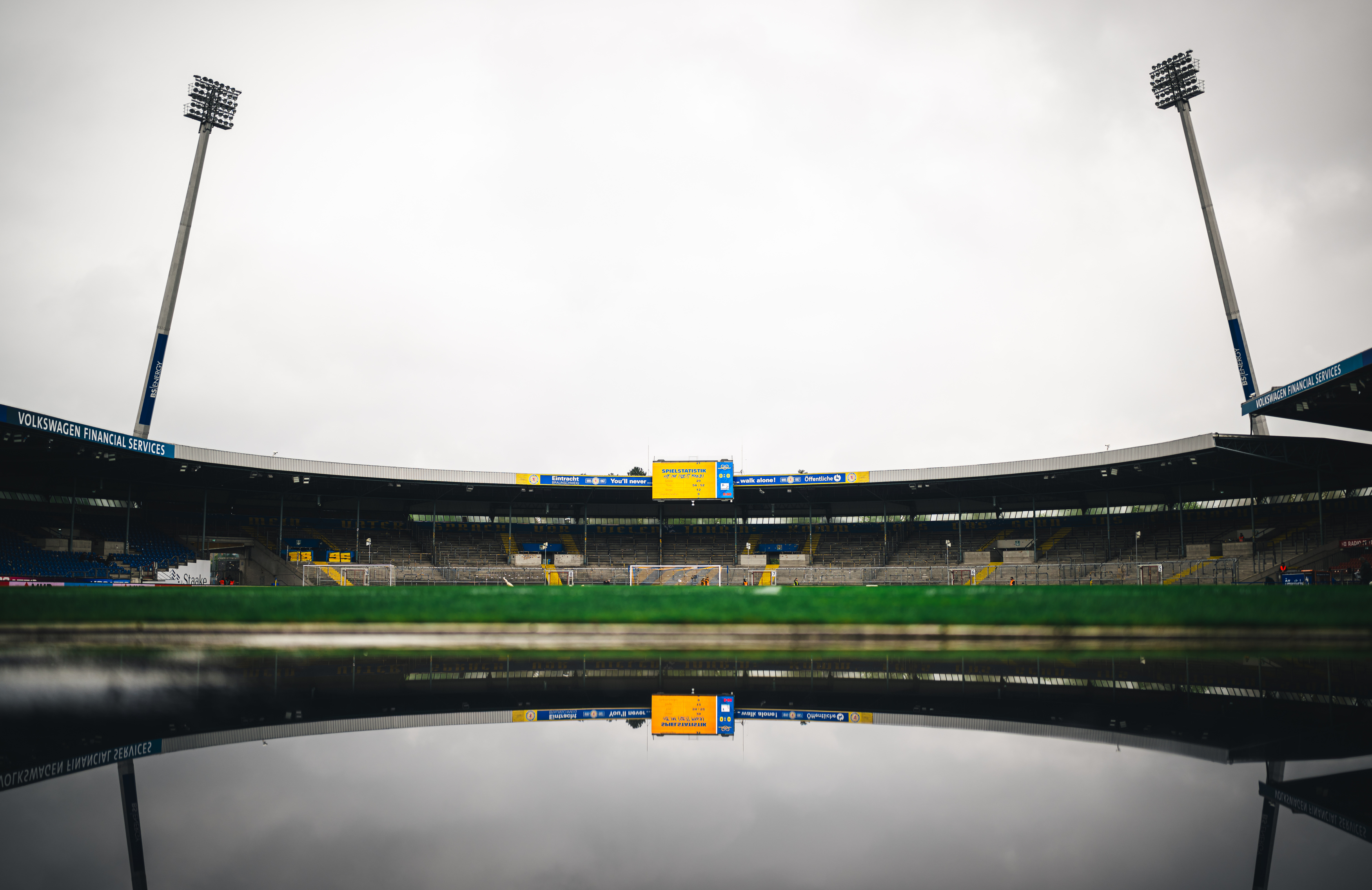 Das Eintracht-Stadion in Braunschweig.