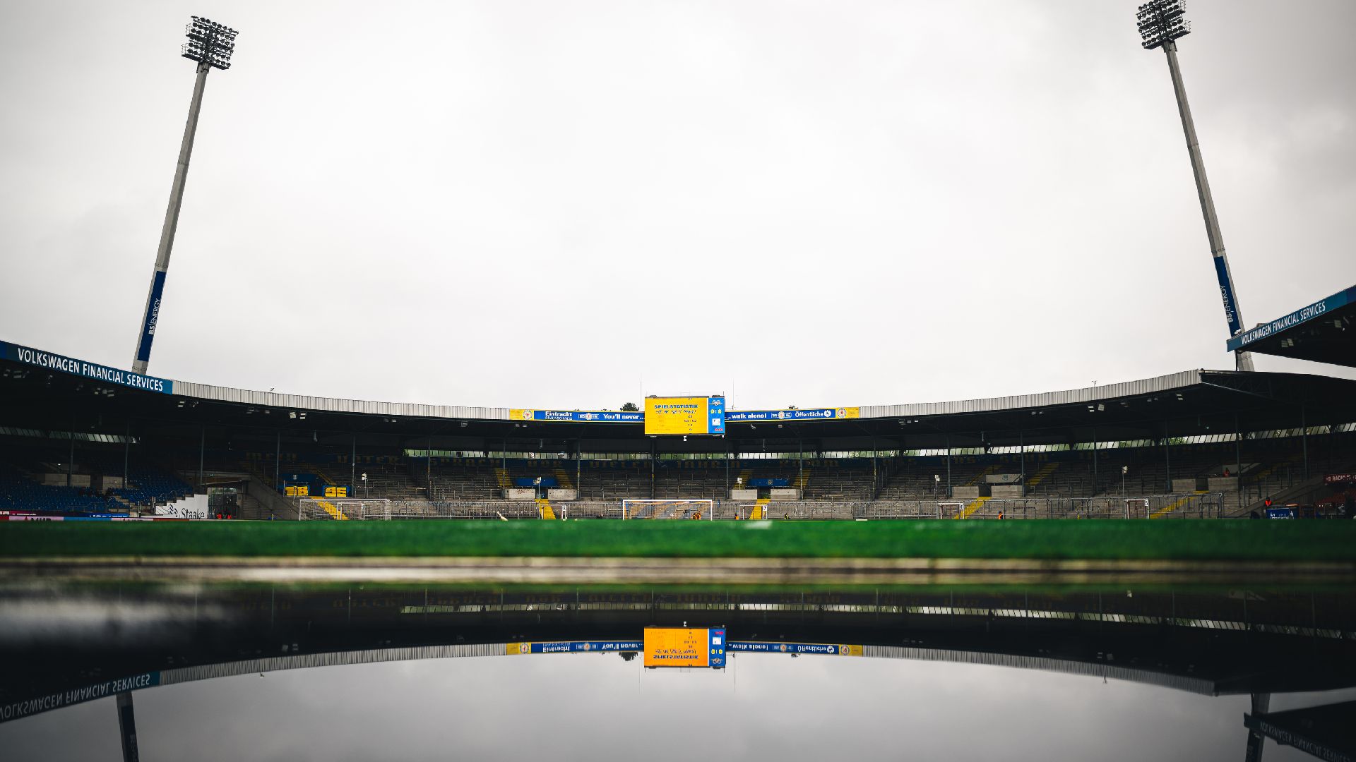 Das Eintracht-Stadion in Braunschweig.