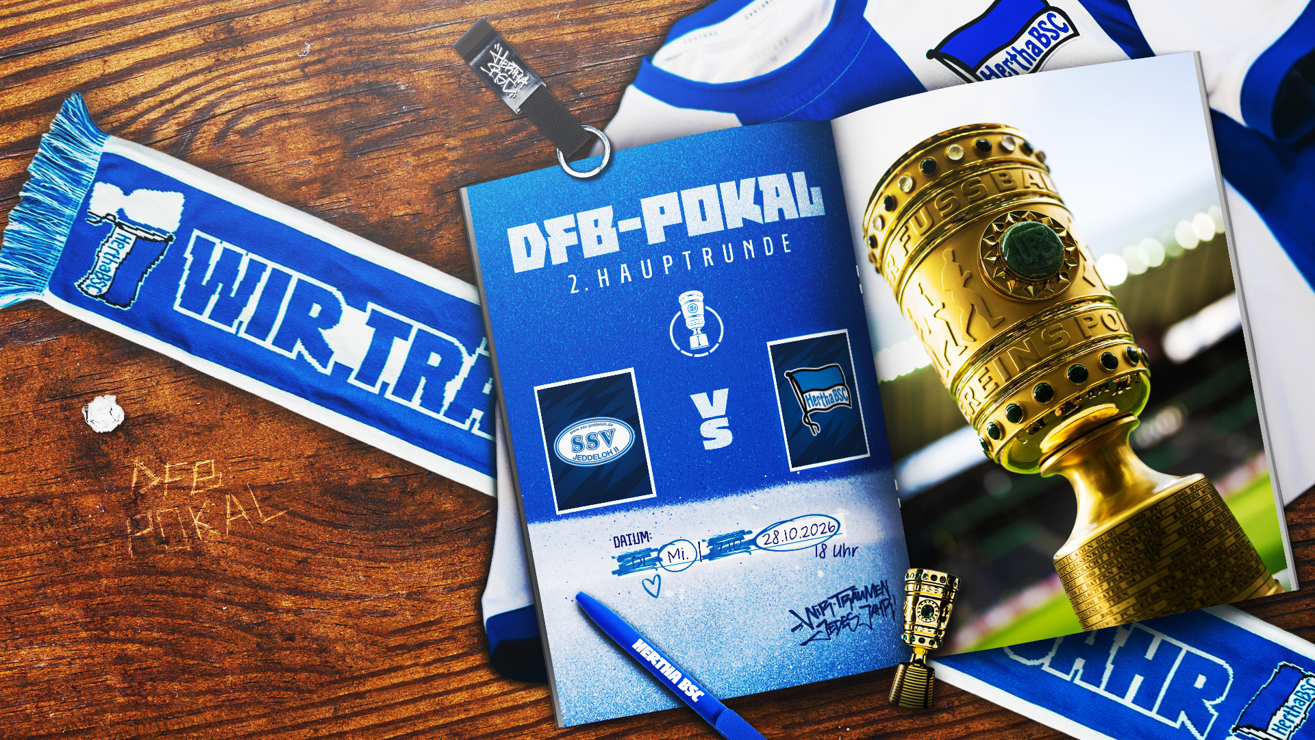 Die Ansetzung für das DFB-Pokalduell mit dem SSV Jeddeloh II.