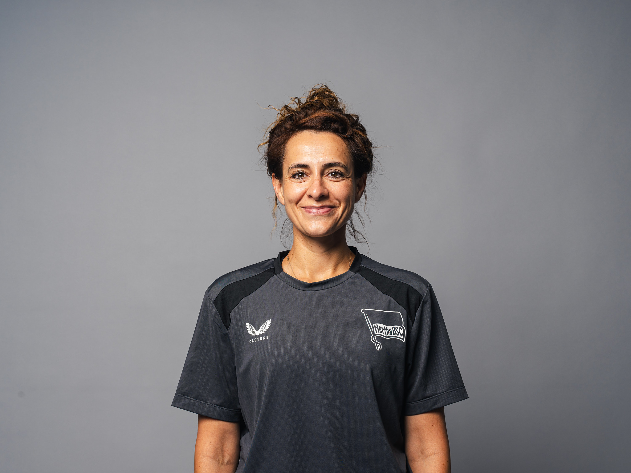 Anne Kaube auf dem Trainingsplatz.