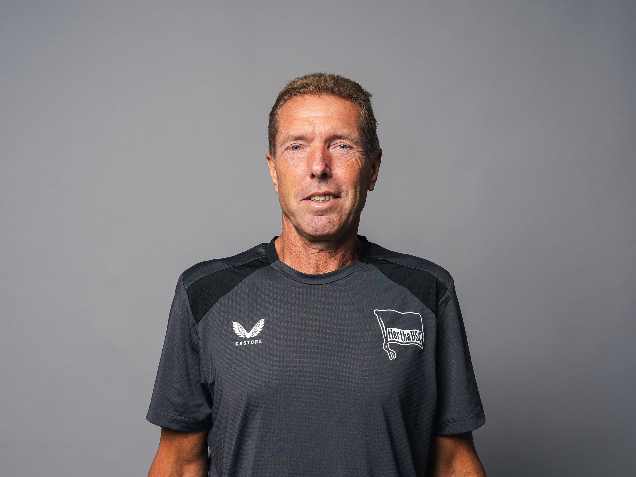 Jürgen Lange auf dem Trainingsplatz.