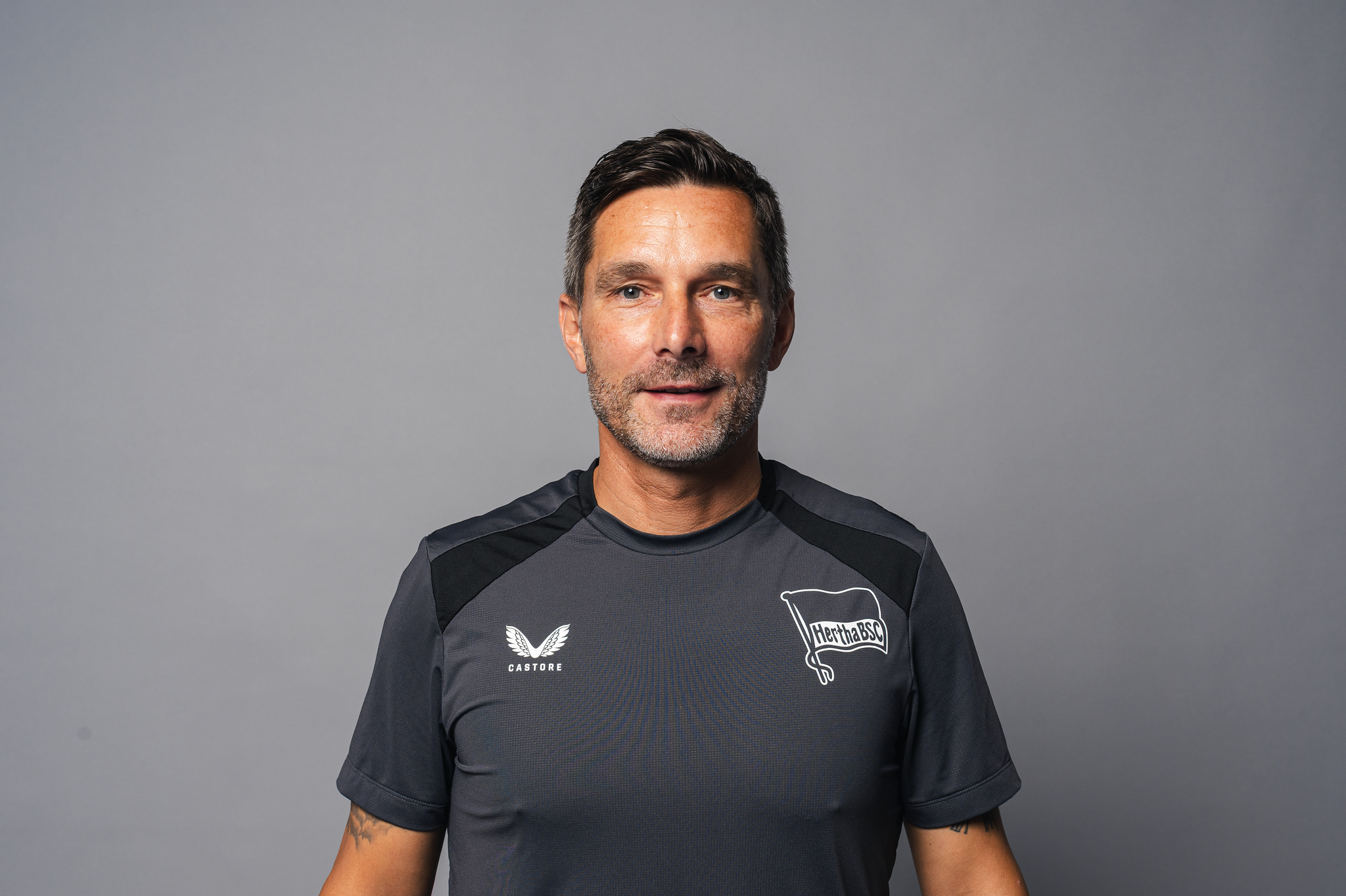 Stefan Leitl auf dem Trainingsplatz.