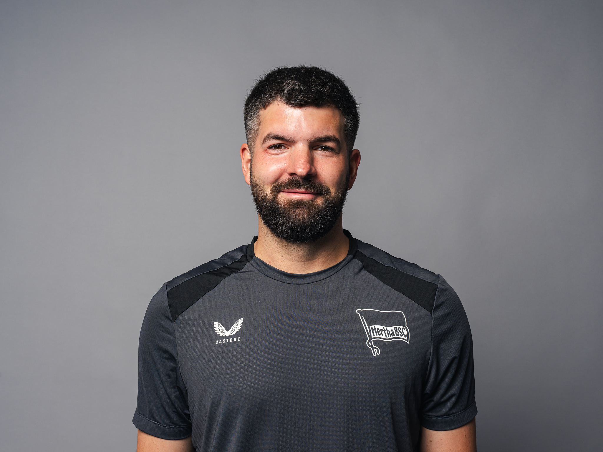 Maximilian Plachel auf dem Trainingsplatz.