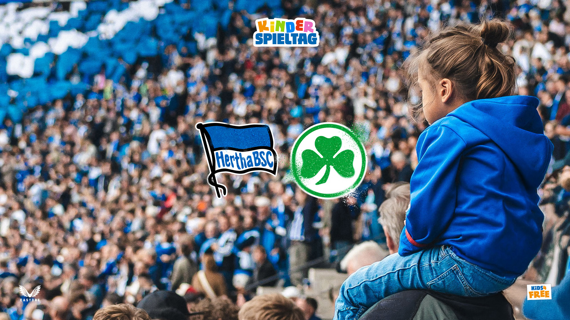 Die Ticketgrafik für den Kinderspieltag gegen Fürth.