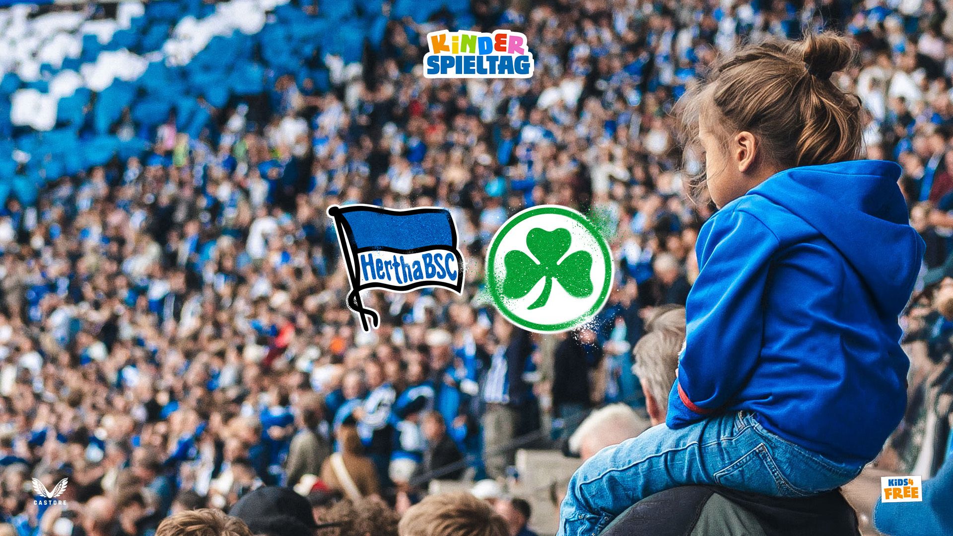 Die Ticketgrafik für den Kinderspieltag gegen Fürth.