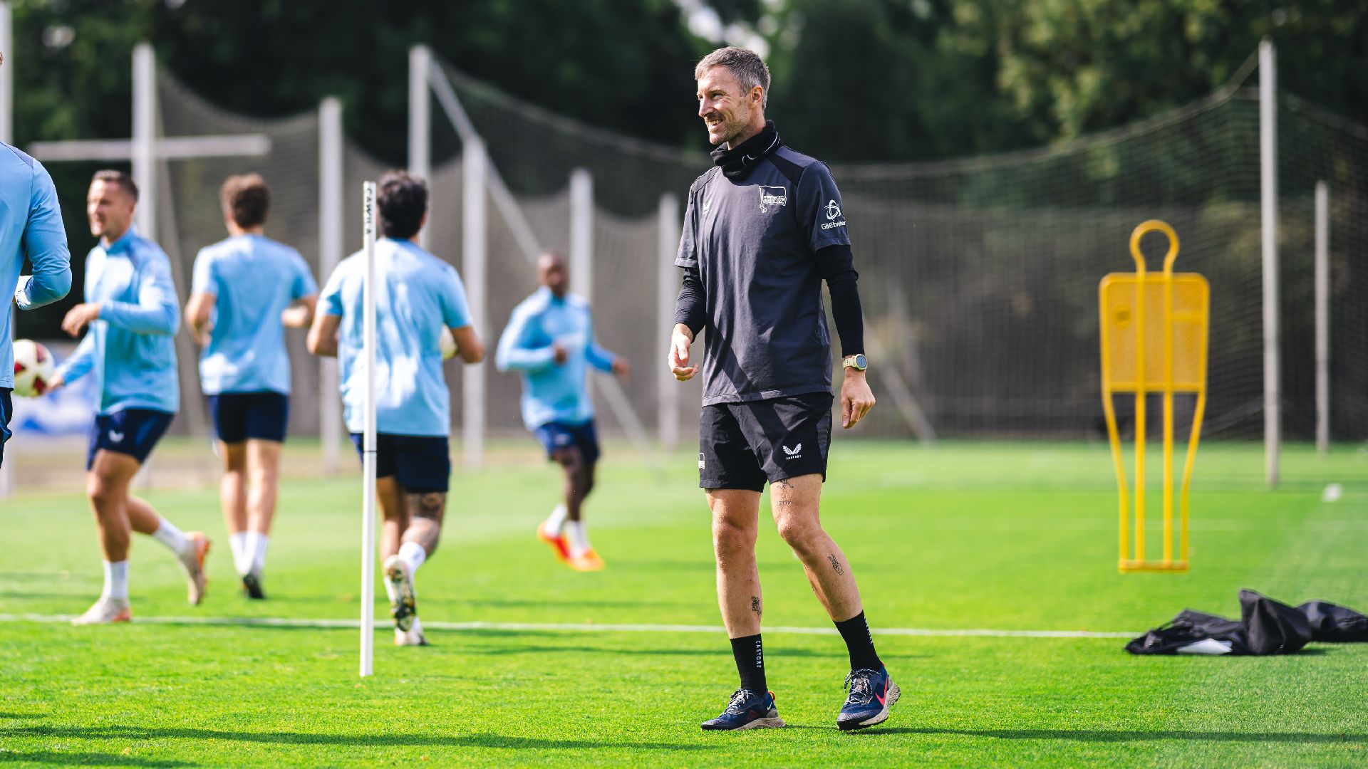 Hendrik Vieth beim Training unserer Profis.