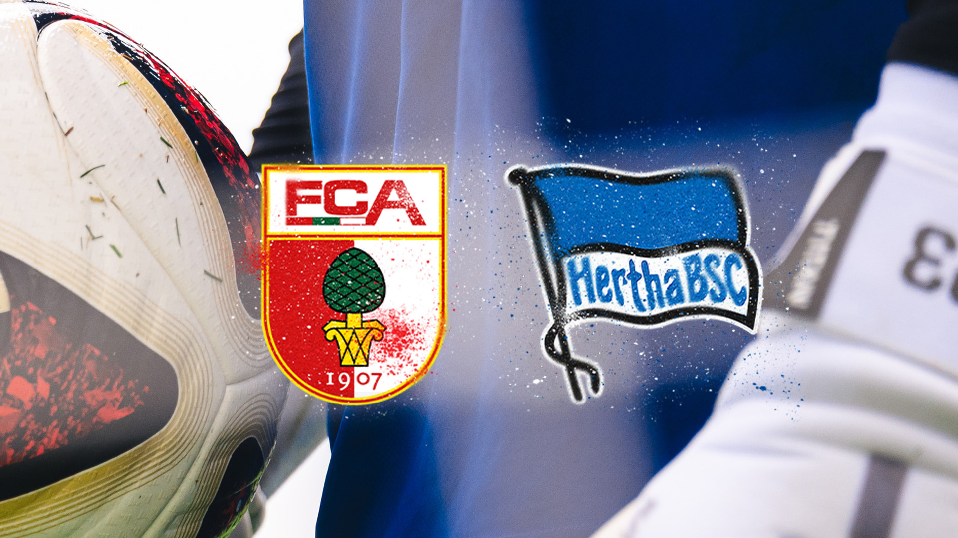 Die Ankündigungsgrafik zum Test gegen den FC Augsburg.