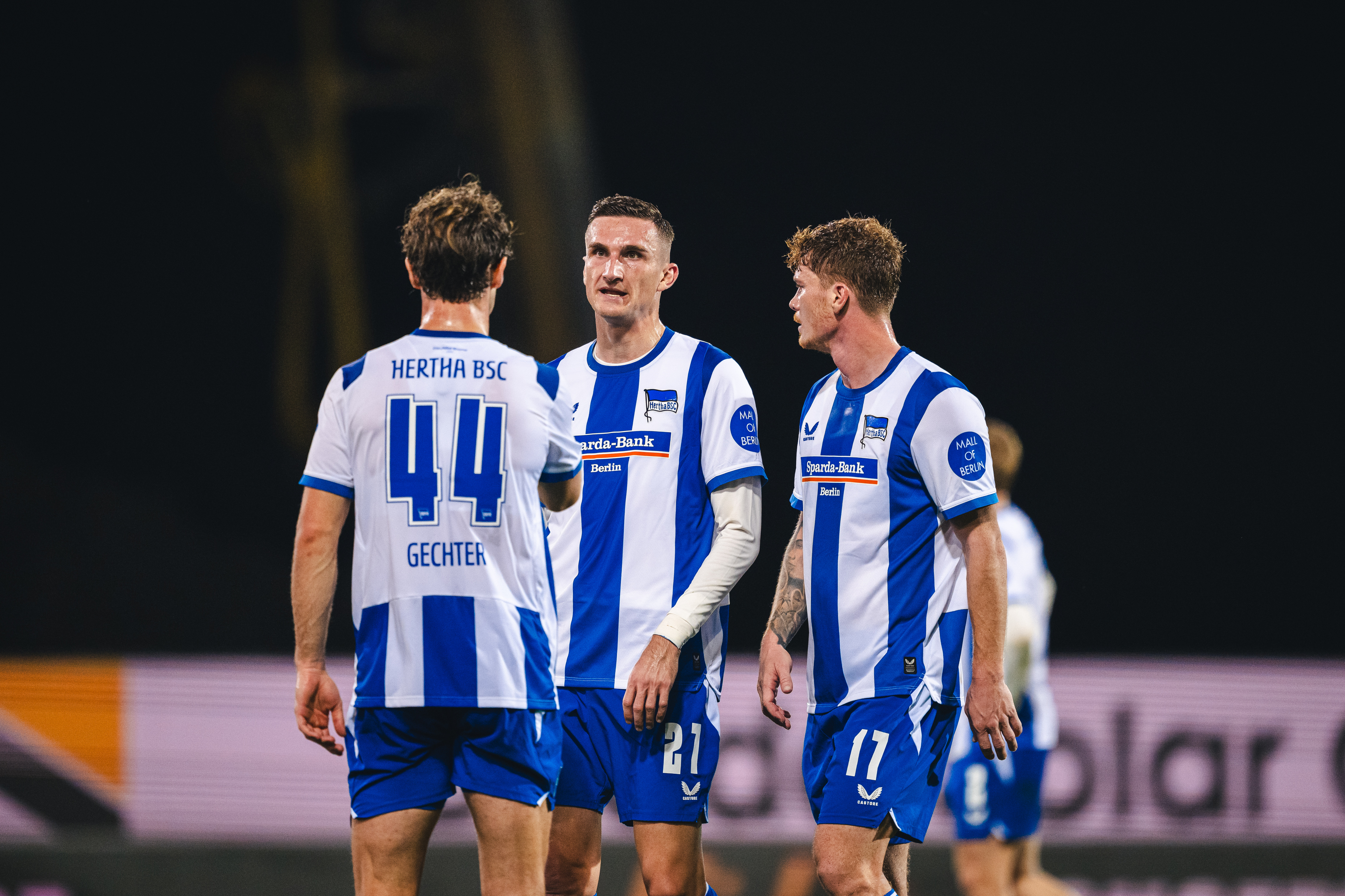 Linus Gechter, Niklas Kolbe und Sebastian Grønning in Kiel.
