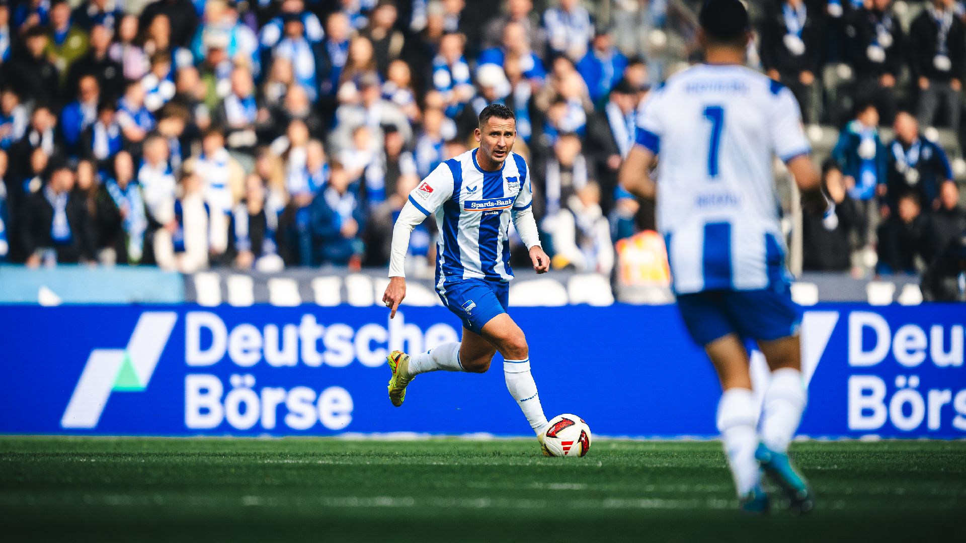 Paul Seguin am Ball gegen Fürth.