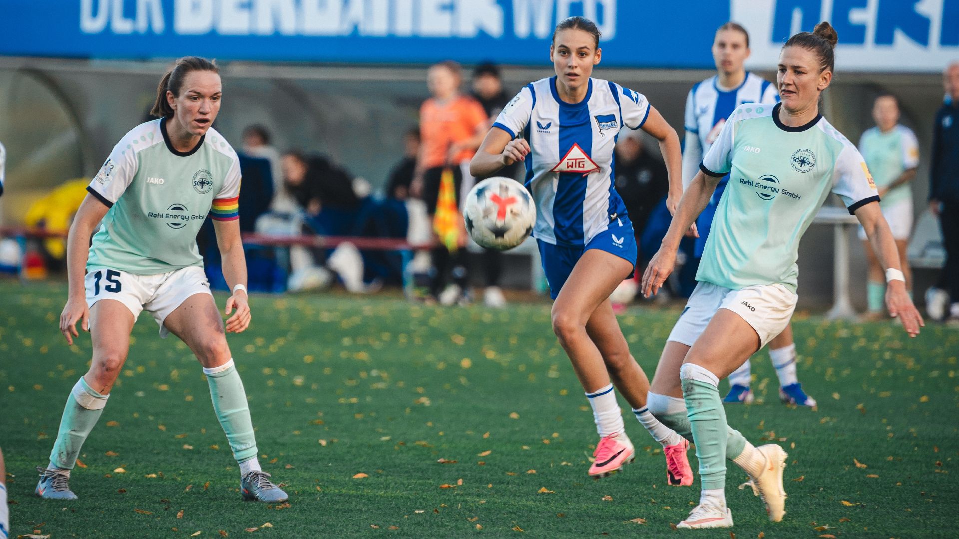Lotte Reimold im Duell mit Andernach.
