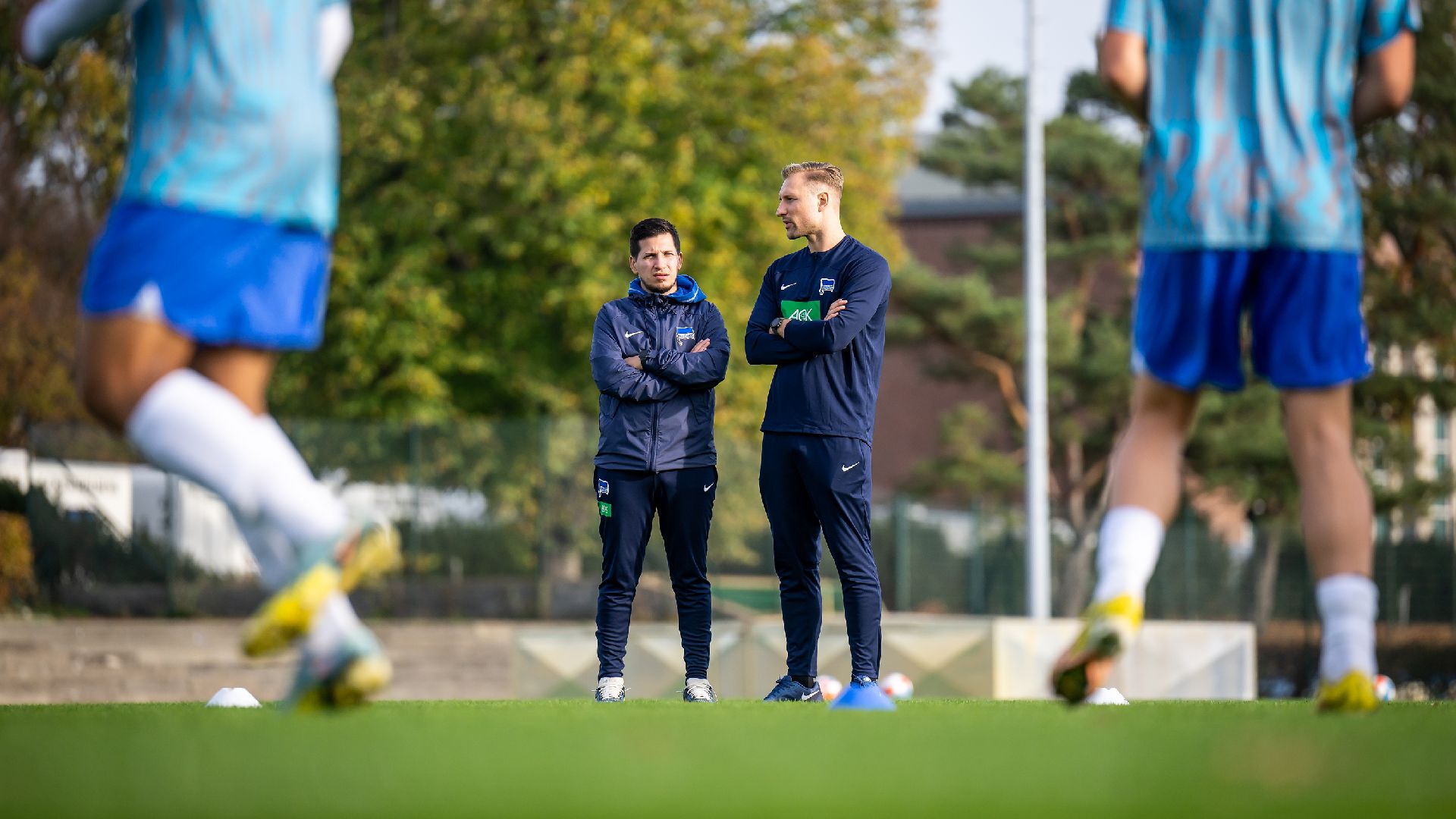 Burak Bahar in seiner Zeit als Akademietrainer bei Hertha.